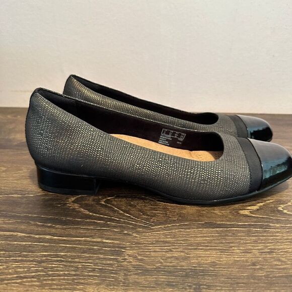 Clark Kesha Rose low heel pumps size 8.5 Excellent Condition - Picture 3 of 9